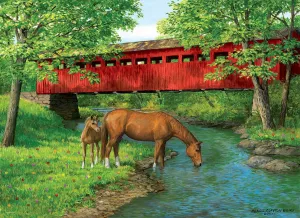 Weirs: Sweet Water Bridge - 1000pc Jigsaw Puzzle by Eurographics