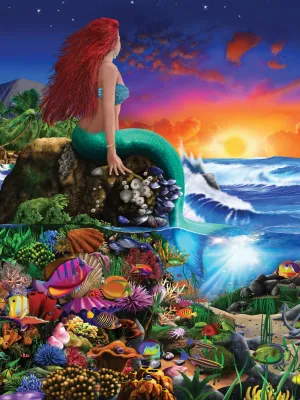 Book Box: Little Mermaid - 300pc EZ Grip Jigsaw Puzzle by Masterpieces