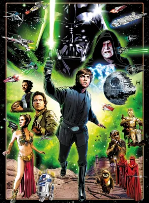 Star Wars: I Am a Jedi, Like My Father Before Me - 1000pc Jigsaw Puzzle by Buffalo Games