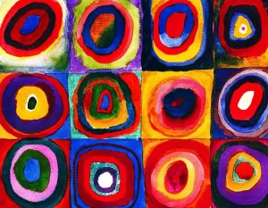 Colour Study of Squares by Wassily Kandinsky - 100pc Jigsaw Puzzle by Eurographics