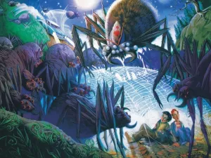 Meeting with Aragog - 1000pc Jigsaw Puzzle by New York Puzzle Company