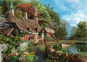 Cottage on a Lake - 300pc Large Format by Ravensburger