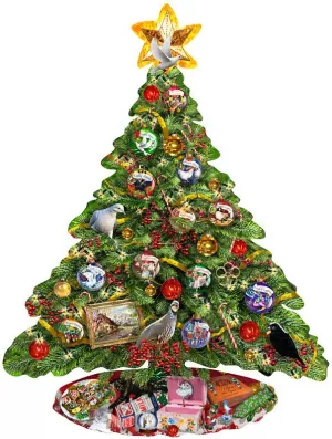 The Twelve Days of Christmas x Two - 1000pc Shaped Jigsaw Puzzle By Sunsout