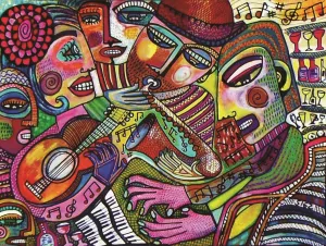 Silberzweig: The Music of Friendship - 750pc Jigsaw Puzzle By Standout Puzzles