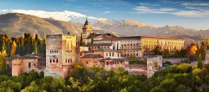 View of the Alhambra - 600pc Jigsaw Puzzle By Castorland