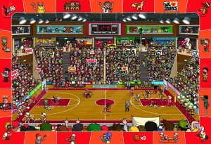 Spot &amp; Find Basketball - 100pc Jigsaw Puzzle by Eurographics
