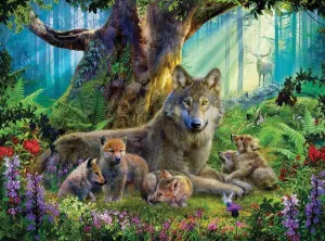 Wolves: Wildlife Mountain - 1000pc Jigsaw Puzzle by Ceaco