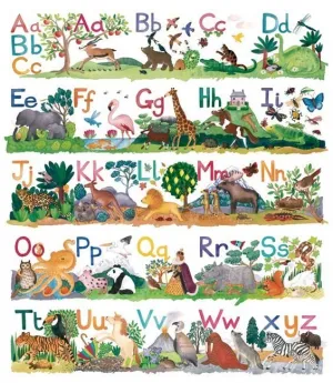 Winteringham: Alphabet - 300pc Jigsaw Puzzle by Pomegranate