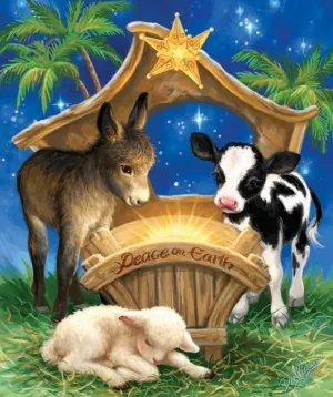 Born in a Manger - 200pc Jigsaw Puzzle By Sunsout