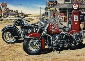Two for the Road - 1000pc Jigsaw Puzzle by Jack Pine