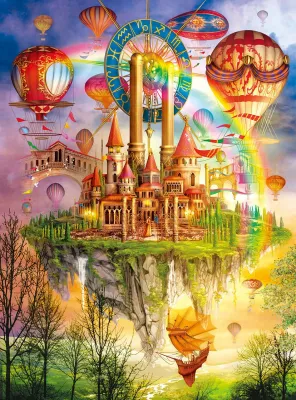 Above the Clouds - Holographic - 1000pc Jigsaw Puzzle by Lafayette Puzzle Factory