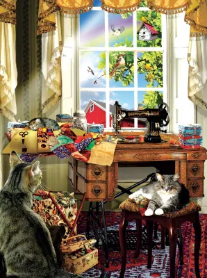 The Sewing Room - 300pc Jigsaw Puzzle By Sunsout