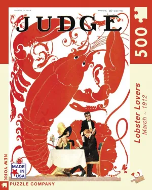 Lobster Lovers - 500pc Jigsaw Puzzle by New York Puzzle Company