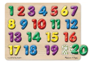 Spanish Numbers - 20pc Interactive Sound Puzzle By Melissa &amp; Doug
