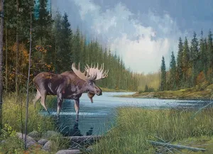 Moose Lake - 1000pc Jigsaw Puzzle by Cobble Hill