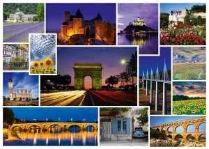 Take a Trip to France - 1000pc Jigsaw Puzzle by Schmidt