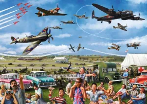 Family Airshow - 1000pc Jigsaw Puzzle By Falcon