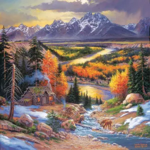 Fall Retreat - 500pc Jigsaw Puzzle by Sunsout