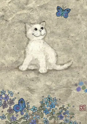 White Kitty - 500pc Jigsaw Puzzle By Heye
