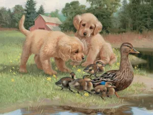 Follow the Leader - 500pc Jigsaw Puzzle by Lang