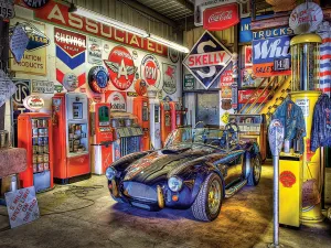 Wheels: Jewel of the Garage - 750pc Jigsaw Puzzle by Masterpieces