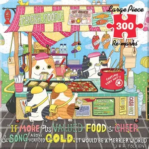 Street Food - 300pc Large Format Jigsaw Puzzle By Re-marks