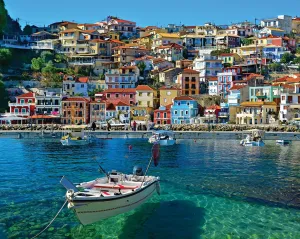 Parga, Greece - 1000pc Jigsaw Puzzle by White Mountain