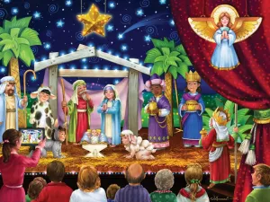 The Greatest Story - 550pc Jigsaw Puzzle by Vermont Christmas Company