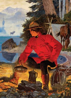 Morning Campfire - 1000pc Jigsaw Puzzle by Eurographics