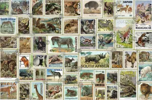 Animal Stamps - 3000pc Jigsaw Puzzle By Ravensburger