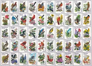 50 Bird Stamps - 300pc Large Format Jigsaw Puzzle By Ravensburger