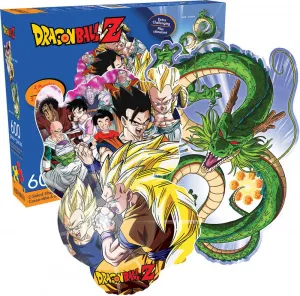 Dragon Ball Z - 600pc Double-sided Shaped Jigsaw Puzzle by Aquarius