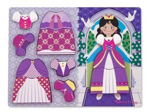 Princess Dress-Up - Chunky Wood Puzzle By Melissa &amp; Doug