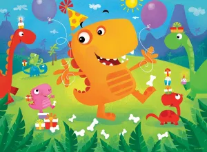Lil Puzzler: Dino Party - 24pc Jigsaw Puzzle by Masterpieces