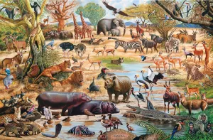 African Paradise - 1500pc Jigsaw Puzzle by Tomax