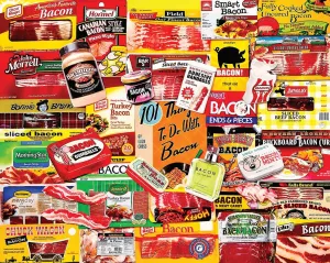 Bacon 101 - 1000pc Jigsaw Puzzle by White Mountain