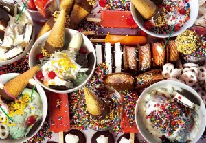 Ice Cream Party - Yummy - 1000pc Jigsaw Puzzle by Lafayette Puzzle Factory