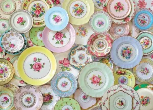 Plate Collection - 1000pc Jigsaw Puzzle by Eurographics
