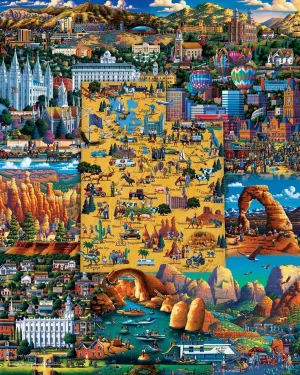 Best of Utah - 500pc Jigsaw Puzzle by Dowdle