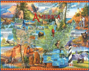 National Parks - 1000pc Jigsaw Puzzle by White Mountain