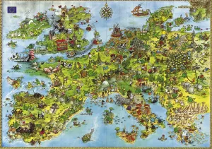 Degano: United Dragons of Europe - 4000pc Jigsaw Puzzle By Heye