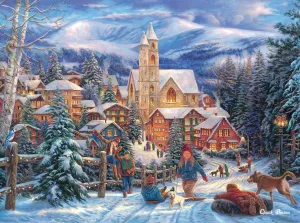 Sledding to Town - 1000pc Jigsaw Puzzle By Sunsout