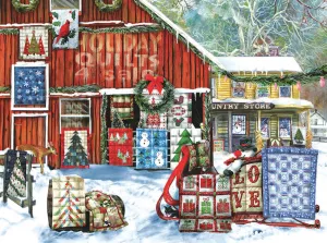 Holiday Quilts - 1000pc Jigsaw Puzzle by Sunsout