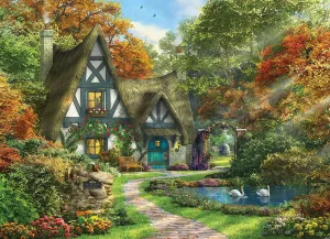 Dominic Davison: White Swan Cottage - 300pc Jigsaw Puzzle by Eurographics