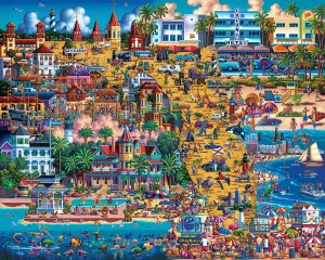 Best of Florida - 500pc Jigsaw Puzzle by Dowdle
