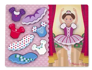 Ballerina Dress-Up - Chunky Wood Puzzle By Melissa &amp; Doug