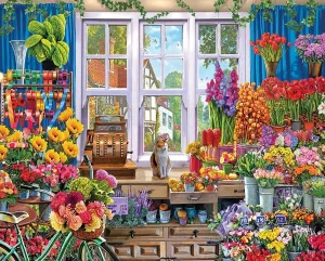 Flower Shoppe - 1000pc Jigsaw Puzzle By White Mountain