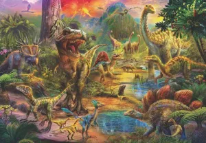 Landscape of Dinosaurs - 500pc Jigsaw Puzzle by Anatolian