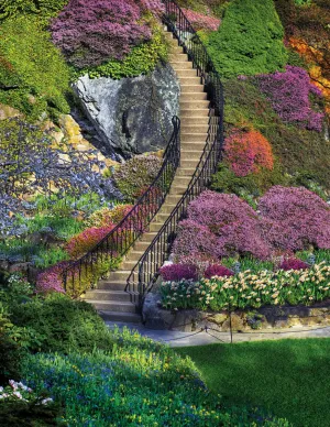 Garden Stairway - 350pc Jigsaw Puzzle By Springbok