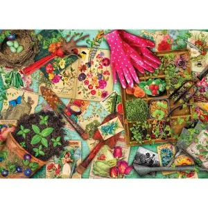 Treats N Treasures: Vintage Garden - 1000pc Jigsaw Puzzle by Holdson